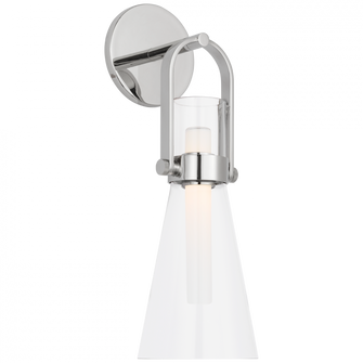 Larkin Medium Conical Bracketed Sconce (279|IKF 2450PN-CG)