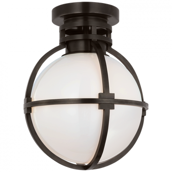 Gracie 10'' Captured Globe Flush Mount (279|CHC 4483BZ-WG)