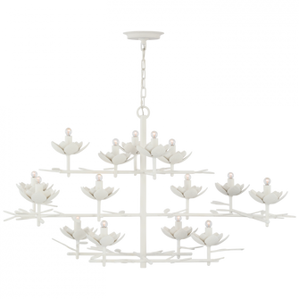 Clementine 48'' Low Wide Tiered Chandelier (279|JN 5161PW)