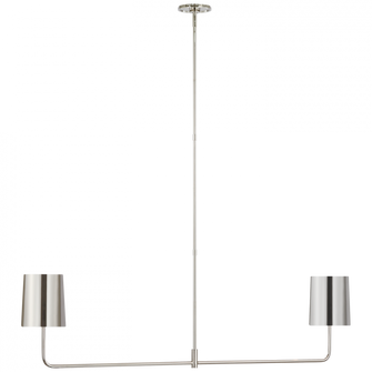 Go Lightly 54'' Two Light Linear Chandelier (279|BBL 5085PN-PN)