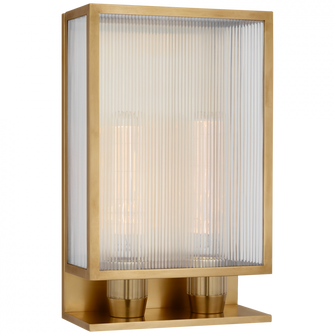 York 16'' Double Box Outdoor Sconce (279|BBL 2187SB-CRB)