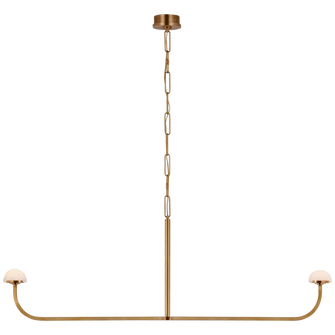 Pedra 56'' Linear Chandelier (279|KW 5625AB-ALB)