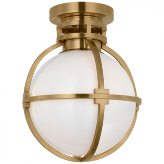 Gracie 10'' Captured Globe Flush Mount (279|CHC 4483AB-WG)