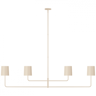 Go Lightly 70'' Four Light Linear Chandelier (279|BBL 5087CW-CW)