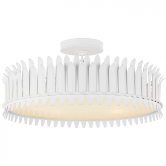 Leslie 21'' Semi-Flush (279|SK 4207PW)