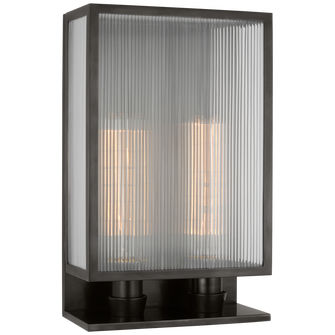 York 16'' Double Box Sconce (279|BBL 2182BZ-CRB)