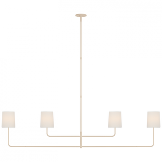 Go Lightly 70'' Four Light Linear Chandelier (279|BBL 5087CW-L)