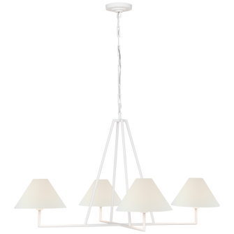 Ashton Extra Large Four Light Sculpted Chandelier (279|CHC 5335PW-L)