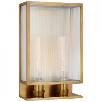 York 16'' Double Box Sconce (279|BBL 2182SB-CRB)