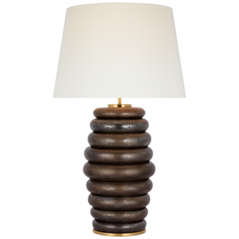 Phoebe Extra Large Stacked Table Lamp (279|KW 3621CBZ-L)