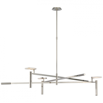 Melange Grande Floating Disc Chandelier (279|KW 5603PN-ALB)