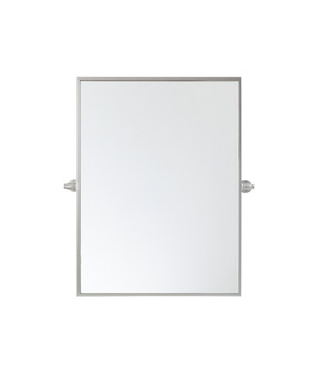 Rectangle pivot mirror 24x32 inch in silver (758|MR6E2432SIL)