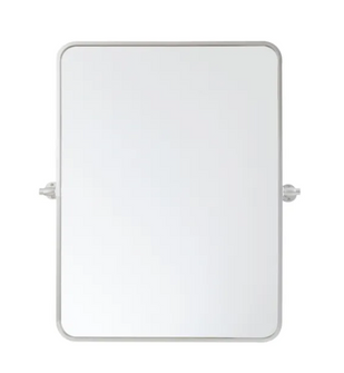 Soft Corner Pivot Mirror 24x32 Inch in Silver (758|MR6A2432SIL)