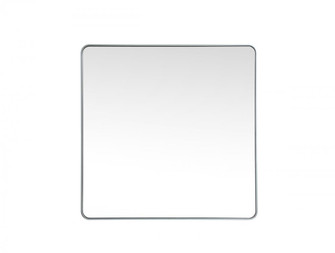 Soft corner metal square mirror 48x48 inch in Silver (758|MR804848S)
