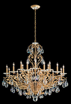 Filigrae 18 Light 120V Chandelier in Heirloom Gold with Clear Heritage Handcut Crystal (168|FE7018N-22H)