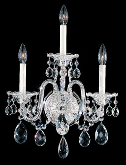 Sterling 3 Light 120V Wall Sconce in Polished Silver with Clear Radiance Crystal (168|2992-40R)