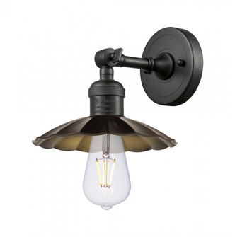 Scallop - 1 Light - 8 inch - Oil Rubbed Bronze - Adjustable Sconce (3442|203-OB-M17-OB)