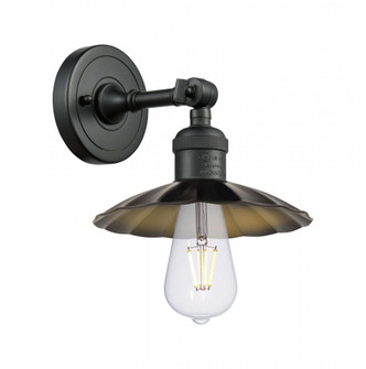 Scallop - 1 Light - 8 inch - Matte Black - Adjustable Sconce (3442|203-BK-M17-BK)