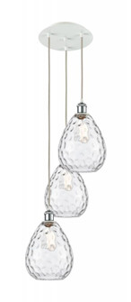 Waverly - 3 Light - 15 inch - White Polished Chrome - Cord Hung - Multi Pendant (3442|113B-3P-WPC-G372)