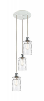 Candor - 3 Light - 11 inch - White Polished Chrome - Cord Hung - Multi Pendant (3442|113B-3P-WPC-G352)