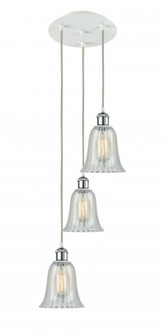 Hanover - 3 Light - 13 inch - White Polished Chrome - Cord Hung - Multi Pendant (3442|113B-3P-WPC-G2811)