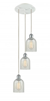 Caledonia - 3 Light - 12 inch - White Polished Chrome - Cord Hung - Multi Pendant (3442|113B-3P-WPC-G2511)