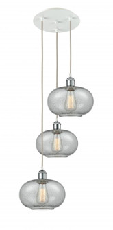 Gorham - 3 Light - 16 inch - White Polished Chrome - Cord Hung - Multi Pendant (3442|113B-3P-WPC-G247)