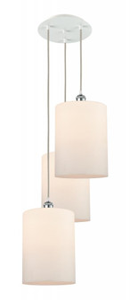 Cobbleskill - 3 Light - 16 inch - White Polished Chrome - Cord Hung - Multi Pendant (3442|113B-3P-WPC-G111-L)