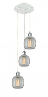 Belfast - 3 Light - 13 inch - White Polished Chrome - Cord Hung - Multi Pendant (3442|113B-3P-WPC-G105)