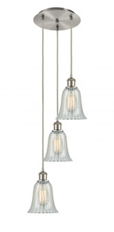 Hanover - 3 Light - 13 inch - Brushed Satin Nickel - Cord Hung - Multi Pendant (3442|113B-3P-SN-G2811)