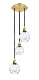 Waverly - 3 Light - 13 inch - Satin Gold - Cord Hung - Multi Pendant (3442|113B-3P-SG-G362)