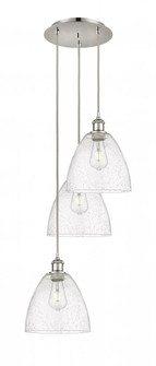Bristol - 3 Light - 16 inch - Polished Nickel - Cord Hung - Multi Pendant (3442|113B-3P-PN-GBD-94)