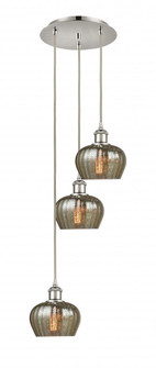 Fenton - 3 Light - 13 inch - Polished Nickel - Cord Hung - Multi Pendant (3442|113B-3P-PN-G96)