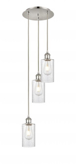 Clymer - 3 Light - 10 inch - Polished Nickel - Cord Hung - Multi Pendant (3442|113B-3P-PN-G804)