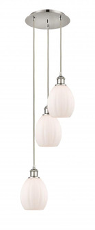 Eaton - 3 Light - 12 inch - Polished Nickel - Cord Hung - Multi Pendant (3442|113B-3P-PN-G81)