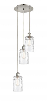Candor - 3 Light - 11 inch - Polished Nickel - Cord Hung - Multi Pendant (3442|113B-3P-PN-G352)