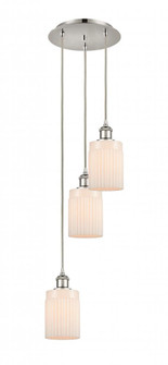 Hadley - 3 Light - 11 inch - Polished Nickel - Cord Hung - Multi Pendant (3442|113B-3P-PN-G341)
