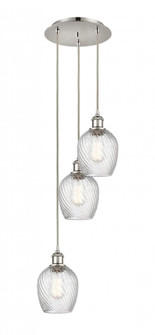 Salina - 3 Light - 12 inch - Polished Nickel - Cord Hung - Multi Pendant (3442|113B-3P-PN-G292)