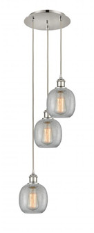 Belfast - 3 Light - 13 inch - Polished Nickel - Cord Hung - Multi Pendant (3442|113B-3P-PN-G105)