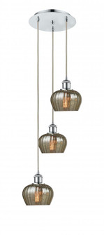 Fenton - 3 Light - 13 inch - Polished Chrome - Cord Hung - Multi Pendant (3442|113B-3P-PC-G96)