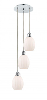 Eaton - 3 Light - 12 inch - Polished Chrome - Cord Hung - Multi Pendant (3442|113B-3P-PC-G81)