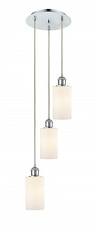 Clymer - 3 Light - 10 inch - Polished Chrome - Cord Hung - Multi Pendant (3442|113B-3P-PC-G801)