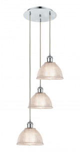 Arietta - 3 Light - 15 inch - Polished Chrome - Cord Hung - Multi Pendant (3442|113B-3P-PC-G422)