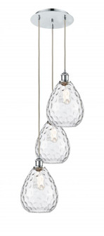 Waverly - 3 Light - 15 inch - Polished Chrome - Cord Hung - Multi Pendant (3442|113B-3P-PC-G372)