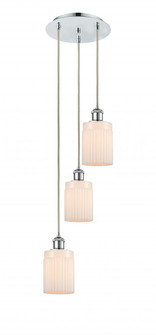 Hadley - 3 Light - 11 inch - Polished Chrome - Cord Hung - Multi Pendant (3442|113B-3P-PC-G341)