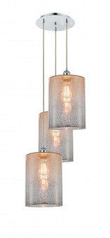 Cobbleskill - 3 Light - 16 inch - Polished Chrome - Cord Hung - Multi Pendant (3442|113B-3P-PC-G116-L)