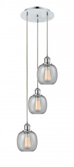 Belfast - 3 Light - 13 inch - Polished Chrome - Cord Hung - Multi Pendant (3442|113B-3P-PC-G104)