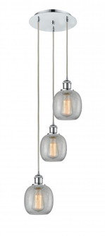 Belfast - 3 Light - 13 inch - Polished Chrome - Cord Hung - Multi Pendant (3442|113B-3P-PC-G105)