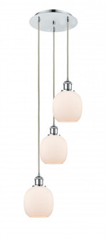 Belfast - 3 Light - 13 inch - Polished Chrome - Cord Hung - Multi Pendant (3442|113B-3P-PC-G101)