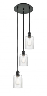 Hadley - 3 Light - 11 inch - Matte Black - Cord Hung - Multi Pendant (3442|113B-3P-BK-G342)